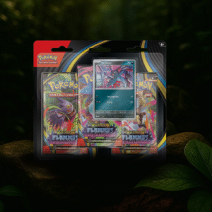 Tripack – Pokémon – Flammes Fantasmagoriques – ME02 – Illustration Farfuret – Scellé – Français