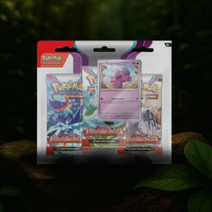 Pokémon – Tripack 3 Boosters – EV02 Écarlate & Violet – Évolutions à Paldea : Forgerette – Français